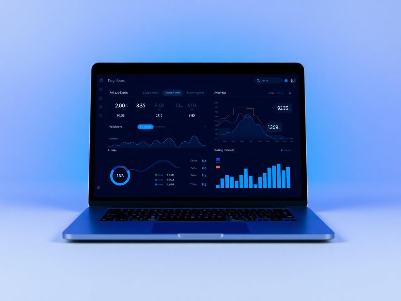 لوحة تحكم رقمية حديثة